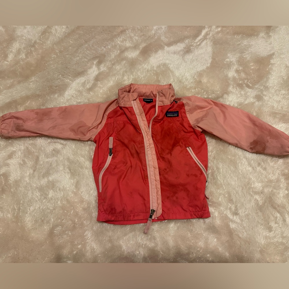 Kids Pink Rain Jacket